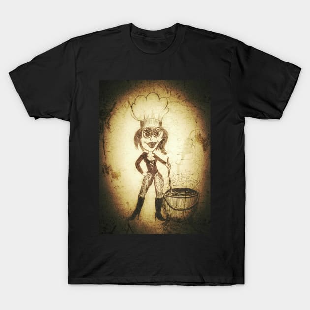 Witch cooks a special brew T-Shirt by Matt Starr Fine Art